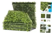 (PC) Artificial Grass Wall Panels Greenery Backdrop Boxwood Hedge 18"x18" 6