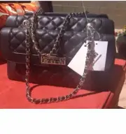 Stunner*** Love Moschino Chain Strap Quilted Shoulder Bag Black (Brand New)