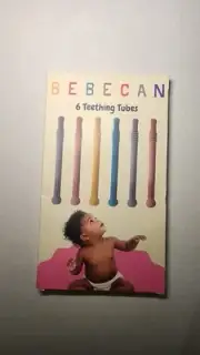 BEBECAN Teething Sticks for Babies 0-36 Months - Super Soft Silicone Teethers...