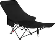 Outdoor high-Back Moon Chair, Portable Folding Table and Chair Set, Camping Picnic stall Chair, Adjustable in Three Gears