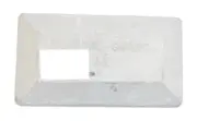 Electro Guard ZP-M Hull Plate with No Bonding Wire 2-1/2" X 4-1/2" Zinc Anode