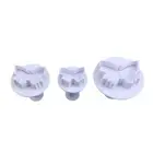 3Pcs/Set for Butterfly Plunger Fondant Cutter Sugarcraft Cake Decorating Tools D