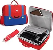 Mario Carrying Case for Nintendo Switch 2 - Portable Hard Messenger Bag for Nintendo Switch 2 / OLED Console, Switch Dock, Pro Controller, Joy-Con Grip and Accessories
