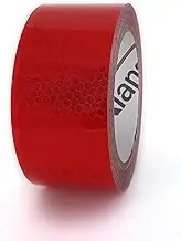 High Intensity Retro Reflective Tape (HXREF) [1 Roll] 2" (50mm) x 10 yds Red