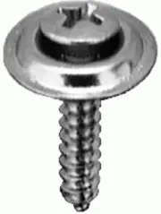 100 Qty-#6 X 5/8" Phillips Oval Sems Countersunk Washer Tapping Screw(3537)