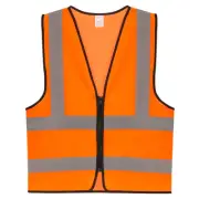 Reflective Safety Vest X-Large High Visibility Security Vest Orange