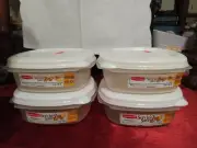 NOS Rubbermaid Servin Saver Plus Lot of 4 - 401E 3.2 Cups 4012
