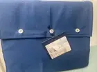 Ralph Lauren Organic Cotton Percale 464 TC DEEP FITTED Sheet Harbor Blue - King