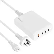 Bonelk 240W Multi-Port Desktop Charger 3 x USB-C 1 x USB-A (White)