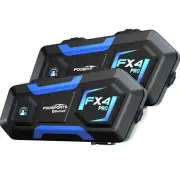 FODSPORTS Motorcycle Bluetooth intercom FX4 Pro 1200m