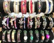 Rasta Reggae Peace Ankh Bracelet
