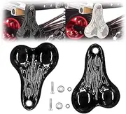 Hanging Truck Balls Nuts -Simulation RC Car Decorative BumperOrnaments 55x39mm for 1/10,1/8Scale RC Trucks & Cars，Realistic Durable Car Accessories (Black)