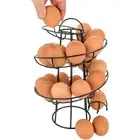 New New Egg Spiraling Dispenser Rack Wire Chicken Egg Storage Organizer Display