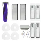 Accessories Replacement for Freo X Ultra Robot Cleaner Vacuum Accessories Set Main Side Brush Filters Mop Pads