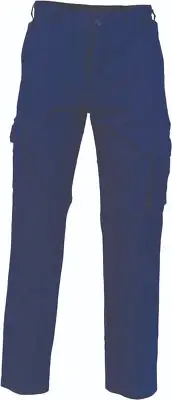 DNC Lightweight Cotton Drill Cargo Work Pants W Tool & Mobile Pocket 72R to 112R