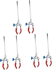 ULTECHNOVO 6 Pcs Flask Clamp Jig Flasks Flask Clip Condenser Tube Clip Lab Accessory Test Tube Holder Clamp Lab Stand Clamp Holder Laboratory Supplies Laboratory Burette Clamp Stainless Steel