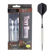 Formula Sports 24g Tony David 80% Tungsten Slim Barrel/Shaft Darts Steel Points