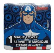 Captain America Marvel Expandable Flannel Magic Wash Cloth Face Washer Towel