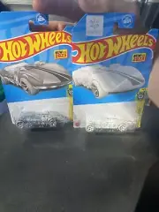 Two 2023 hot wheels braille racer twin mill. Both Colors