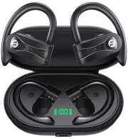 Bluetooth Headphones Noise Canceling 4 Mics Clear Call Stereo Bass Sound 60H ...