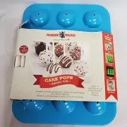 Nordic Ware Cake Pop Pan Baking Blue Round