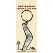 Boomerang Key Ring - Aboriginal Art