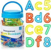 66PCS Translucent Letters and Numbers - Lightweight Desk Toys, Handheld Calculators and Accessories That Enhance Learning and Fun!