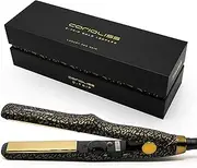 CORIOLISS C Trip Mini | Hair Straighteners for Women | Titanium| Flat Iron | Professional with Temperature Control (Leopard)