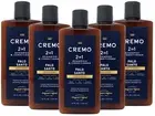 5 Pack - Cremo Palo Santo Barber Grade 2-n-1 Shampoo & Conditioner, 16 Oz