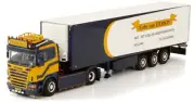 for WSI FOR SCANIA R5 FLAT ROOF 4X2 REEFER TRAILER - 3 AXLE 1:50 Pre-built Model