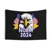 Kristi Noem 2024 Tapestry - Patriots Own the Libs - Noem Wall Hanging