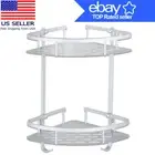 Triangular Shower Caddy Shelf Bathroom Corner Bath Rack Storage Holder Organizer