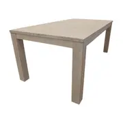 Foxglove Dining Table 190cm Solid Mt Ash Wood Home Dinner Furniture - White