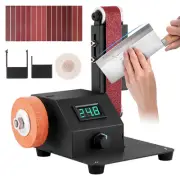 Knife Belt Sander Mini Electric Belt Sander 1.2x15in Knife Sharpening Belt Sa...
