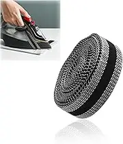Iron-On Instant Hem Tape 25mm x 5m for Trousers & Jeans, No-Sew Permanent Hemming, Washable Adhesive for Pants Alterations - Black