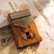 Wood Kalimba 17 Keys Musical Keyboard Beginner 21 Keys Kalimbas Professional
