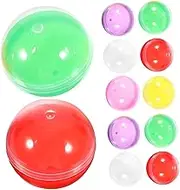 50Pcs Fillable Plastic Balls for Vending Machines and DIY Projects Colorful Storage Capsules for Party Decorations and present Packaging Design