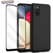 Anti-Scratch Screen Protector+Shockproof TPU Case f Samsung Galaxy A02s SM-A025V