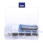 Eyeglass Sun Glasses Repair Tool Assortment Kit Screw Nut Nose Pad ear h !$9