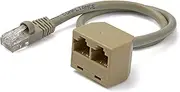 StarTech.com 2-to-1 RJ45 10/100 Mbps Splitter/Combiner - One Adapter Required at Each end of The Connection