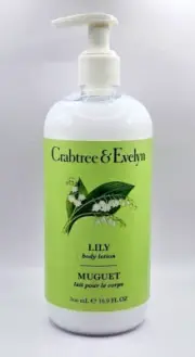 Crabtree & Evelyn Lily Body Lotion 16.9 oz New with Pump