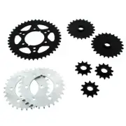 1998 1999 Polaris Big Boss 500 6X6 Steel Sprocket Complete Set