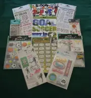 #1 ~ Sports Embellishments, Scrapbooking Stickers CLOUD9 DESIGN, Jolee's, Plus