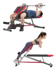 Roman Chair Back Extension Hyperextension Bench Multi-Function Adjustable