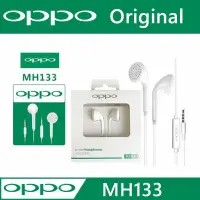 在飛比找蝦皮購物優惠-【帶盒】100%原裝OPPO Mh133/r9耳機3.5mm