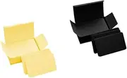 SHINEOFI 180pcs DIY Memo Cards Thick Flat Paper Creative Graffiti Cards for Note Message Lightweight Portable 2 Boxes