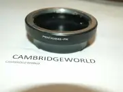 PENTAX 645 LENSES to PENTAX 35mm TYPE CAMERAS HI QUALITY METAL LENS ADAPTER