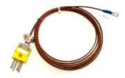 WASHER BOLT ON THERMOCOUPLE TYPE K SENSOR PFA CABLE WITH MINI CONNECTOR