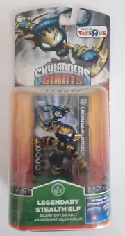 Skylanders Giants LEGENDARY STEALTH ELF, Toys R Us Ex. New and Sealed in Box!