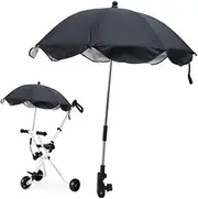 Vaguelly Pram Umbrella Baby Stroller Umbrella Pushchair Umbrella Sun Protection Umbrella Men and Women Anti-uv